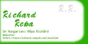 richard repa business card